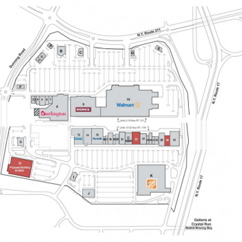 Plan of mall Orange Plaza