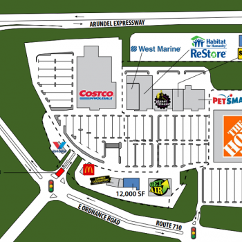 Plan of mall Ordnance Plaza