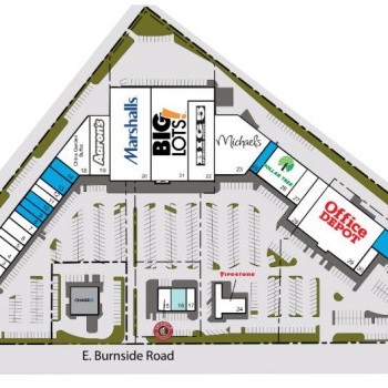 Plan of mall Oregon Trail Center
