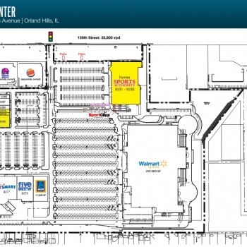 Plan of mall Orland Towne Center