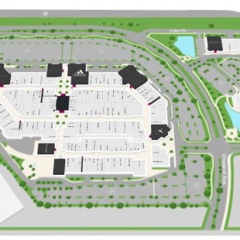 Plan of mall Orlando Premium Outlets-Vineland