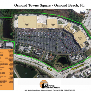 Plan of mall Ormond Towne Square