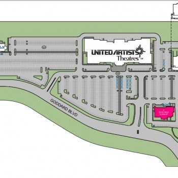 Plan of mall Overlook At King Prussia Shopping Center