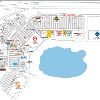 Plan of mall Oxford Exchange