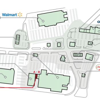 Plan of mall Pacheco Pass Center