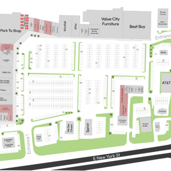 Plan of mall Pacifica Square