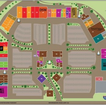 Plan of mall Paddock Shops