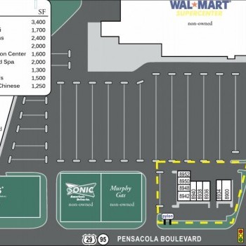 Plan of mall Palafox Square