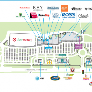 Plan of mall Palm Coast Landing
