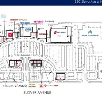 Plan of mall Palmdale Marketplace