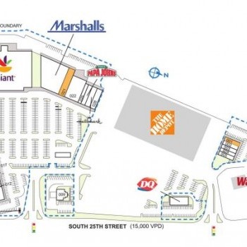 Plan of mall Palmer Town Center