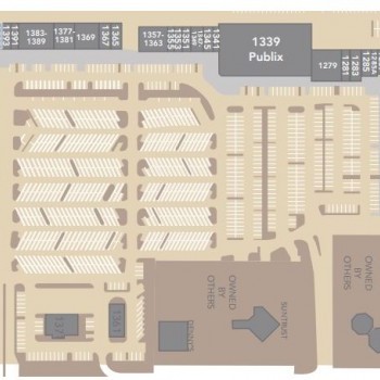 Plan of mall Palmetto Park Square I & II