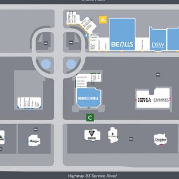 Plan of mall Palms Crossing