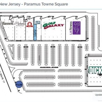 Plan of mall Paramus Towne Square