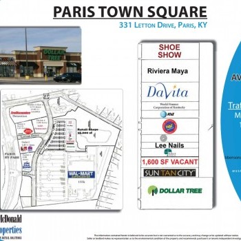 Plan of mall Paris Town Square