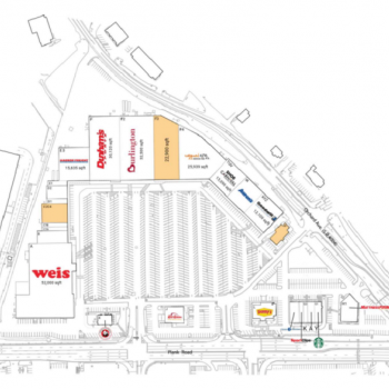 Plan of mall Park Hills Plaza