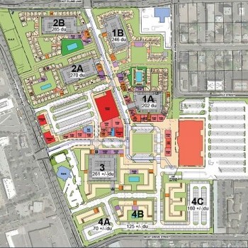 Plan of mall Park Lane Promenade