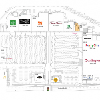 Plan of mall Park Shore Plaza