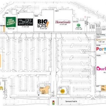 Plan of mall Park Shore Shopping Center