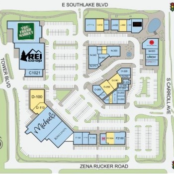 Plan of mall Park Village