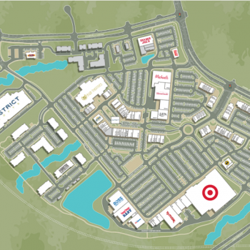 Plan of mall Park West Village