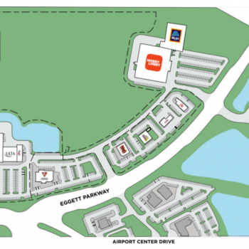 Plan of mall Parkway Shops
