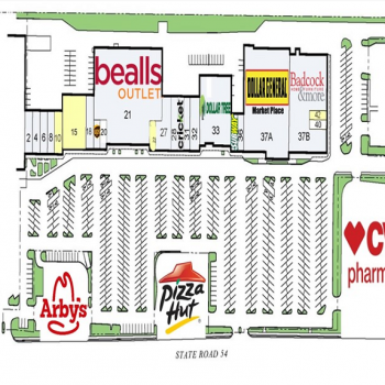 Plan of mall Pasco Square