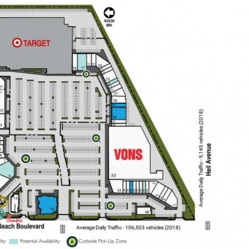Plan of mall Pavilions Place