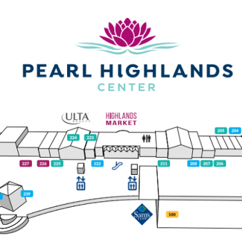 Plan of mall Pearl Highlands Center
