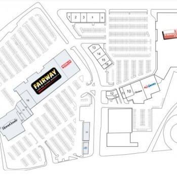 Plan of mall Pelham Manor Shopping Plaza