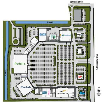 Plan of mall Pembroke Commons 