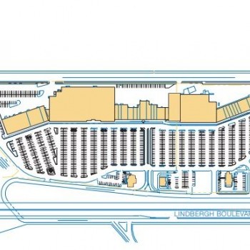 Plan of mall Penrose Plaza Shopping Center
