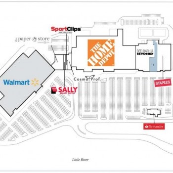 Plan of mall Pentucket Shopping Center