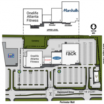 Plan of mall Perimeter Expo