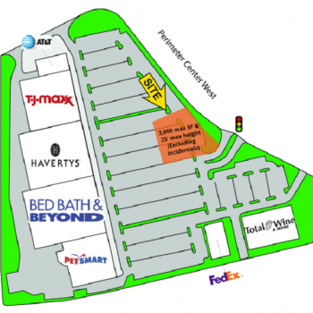 Plan of mall Perimeter Square
