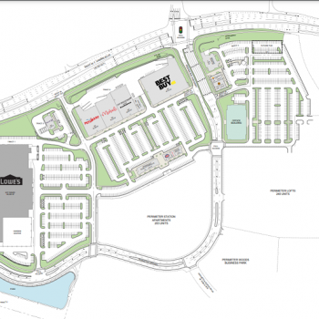 Plan of mall Perimeter Woods