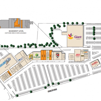 Plan of mall Perry Hall Square Shopping Center