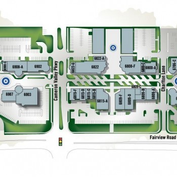 Plan of mall Phillips Place
