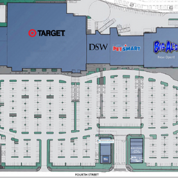 Plan of mall Piemonte at Ontario Center