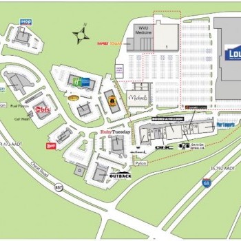 Plan of mall Pierpont Centre (Glenmark Centre)