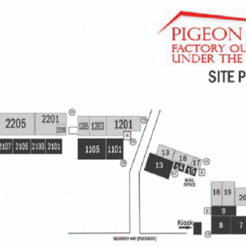 Plan of mall Pigeon Forge Factory Outlet Stores