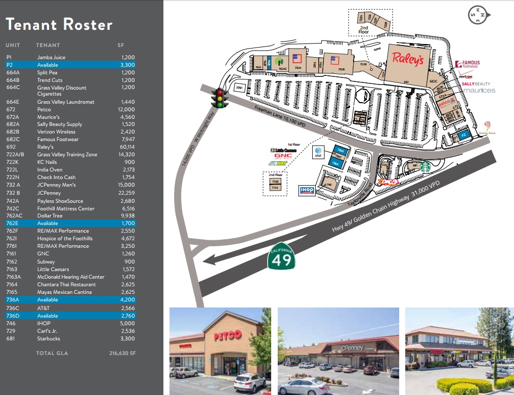 Pine Creek Shopping Center - store list, hours, (location ...
