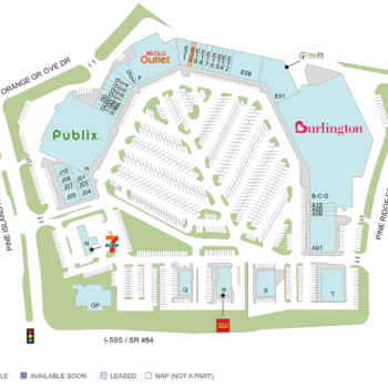Plan of mall Pine Island