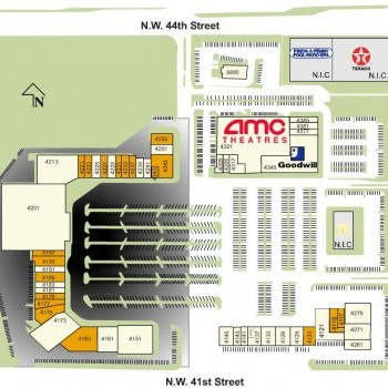 Plan of mall Pine Plaza