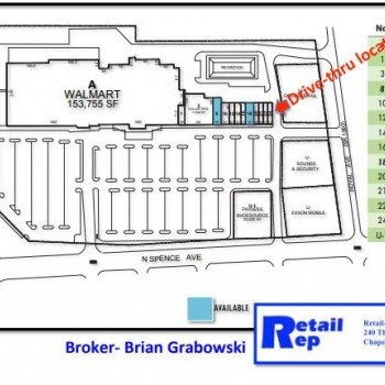 Plan of mall Pinewood Square