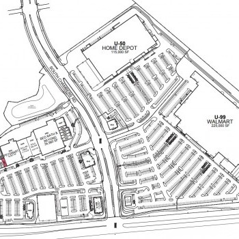 Plan of mall Pioneer Hills