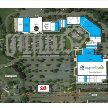 Plan of mall Plainsboro Plaza