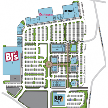 Plan of mall Plantation Point Shopping Center