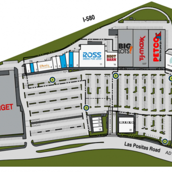 Plan of mall Plaza 580 Shopping Center