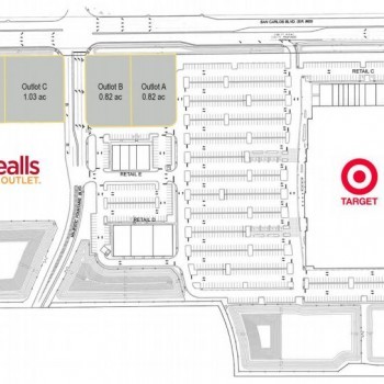 Plan of mall Plaza at Island Pass